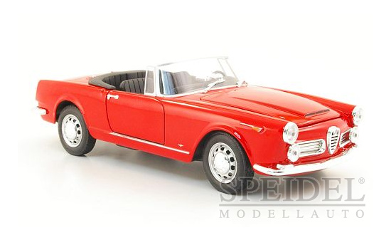 Welly WEL24003Crt Alfa Romeo Spider 2600 - rot - Vorbestellung 1:24