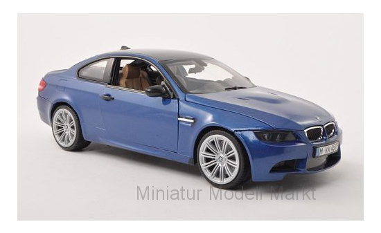 Motormax MOM73182MET.-BLUE BMW M3 (E92M) - blau (Metallic) , carbon - Vorbestellung 1:18