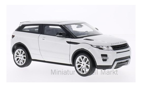 Welly WEL24021WHITE Land Rover Range Rover Evoque - weiss 1:24