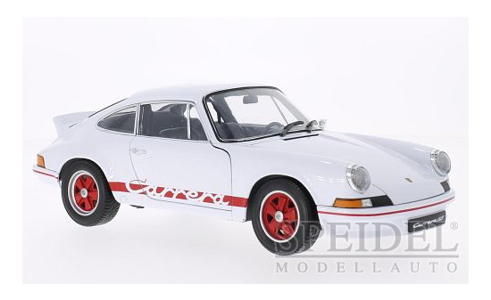 Welly WEL18044WHITE Porsche 911 Carrera RS - weiss , rot 1:18