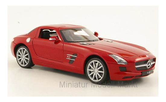 Welly WEL24025RED Mercedes SLS AMG (C197) - rot 1:24