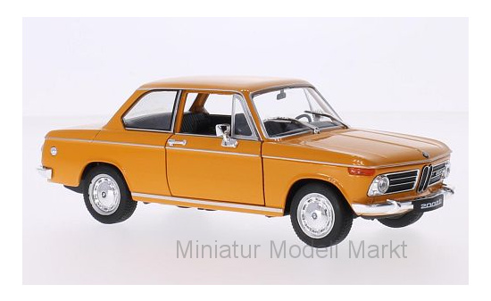 Welly WEL24053ORANGE BMW 2002 Ti - orange 1:24