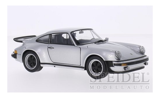 Welly WEL24043SILVER Porsche 911 Turbo 3.0 - silber 1:24