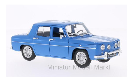 Welly WEL24015BLUE Renault R8 Gordini - hellblau , weiss 1:24