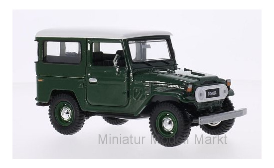 Motormax MOM79323GREEN Toyota FJ40 Hardtop Land Cruiser - dunkelgrün , weiss - Vorbestellung 1:24