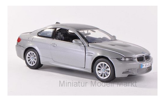 Motormax MOM73347MET.-GREY BMW M3 (E92M) - grau (Metallic) , carbon - Vorbestellung 1:24