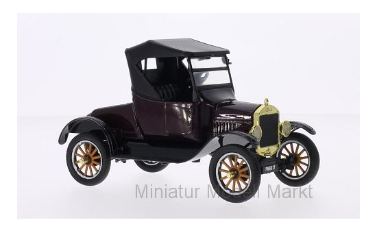 Motormax MOM79317RED Ford Model T Runabout - dunkelrot (Metallic) , schwarz - Vorbestellung 1:24