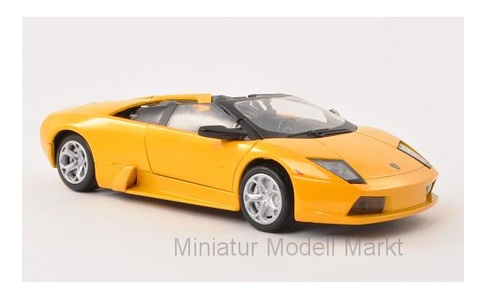 Motormax MOM73316MET.-YELLOW Lamborghini Murcielago Roadster - gelb (Metallic) - Vorbestellung 1:24