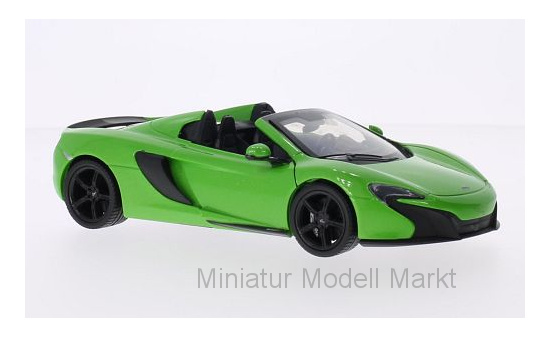 Motormax MOM79326GREEN McLaren 650S Spider - hellgrün (Metallic) - Vorbestellung 1:24