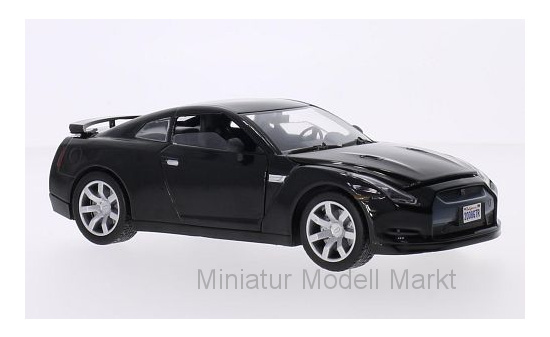 Motormax MOM73384BLACK Nissan GT-R (R35) - schwarz - Vorbestellung 1:24