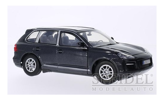 Motormax MOM73345MET.-GREY Porsche Cayenne, mit Glasdach - dunkelgrau (Metallic) - Vorbestellung 1:24