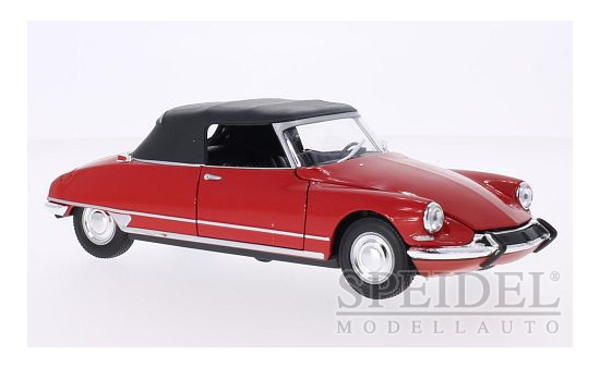 Welly WEL22506H-RED Citroen DS 19 Cabriolet - rot - Vorbestellung 1:24