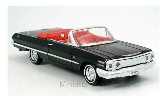 Welly WEL22434BLACK Chevrolet Impala Cabriolet - schwarz - Vorbestellung 1:24