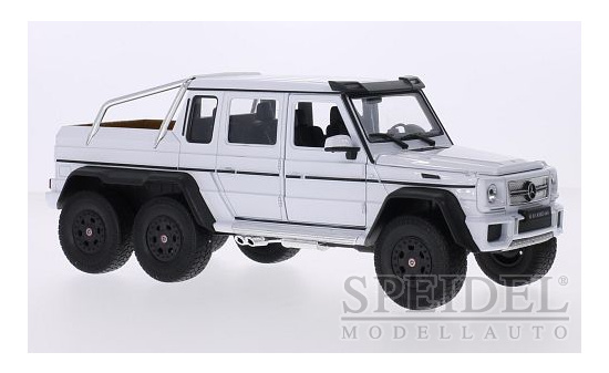 Welly WEL24061WHITE Mercedes G 63 AMG 6x6 - weiss 1:24