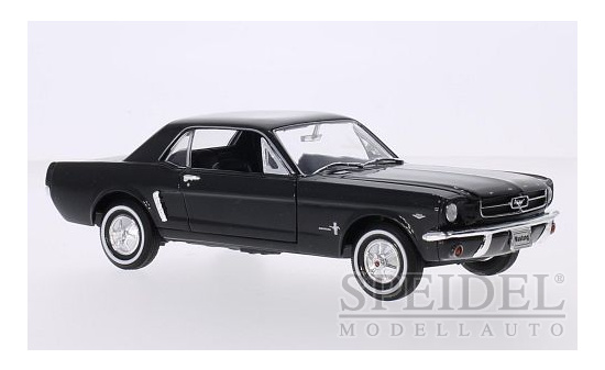 Welly WEL22451BLACK Ford Mustang Coupe - schwarz - Vorbestellung 1:24