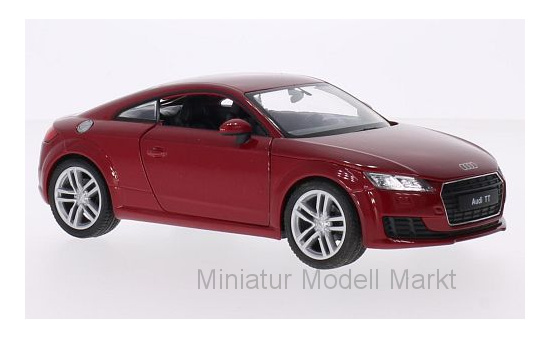 Welly WEL24057MET.-RED Audi TT (8S) - rot (Metallic) - Vorbestellung 1:24