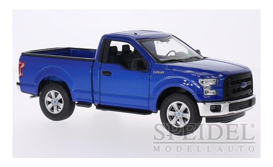 Welly WEL24063MET.-BLUE Ford F-150 - blau (Metallic) - Vorbestellung 1:24