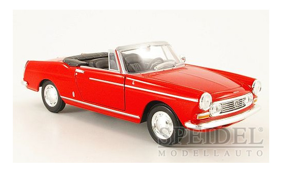 Welly WEL22494C-RED Peugeot 404 Cabriolet - rot - Vorbestellung 1:24