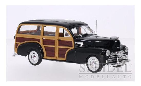 Welly WEL22083BLACK Chevrolet Fleetmaster - schwarz , Holzoptik - Vorbestellung 1:24