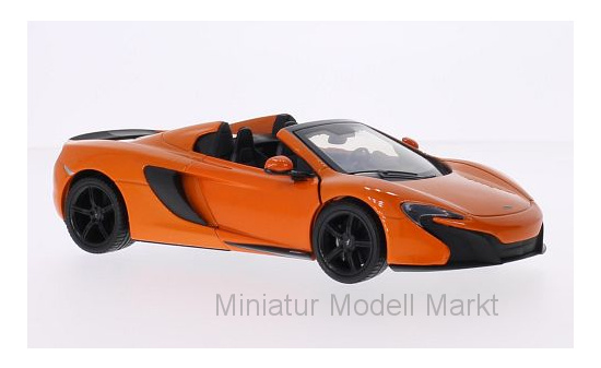 Motormax MOM79326ORANGE McLaren 650S Spider - orange - Vorbestellung 1:24