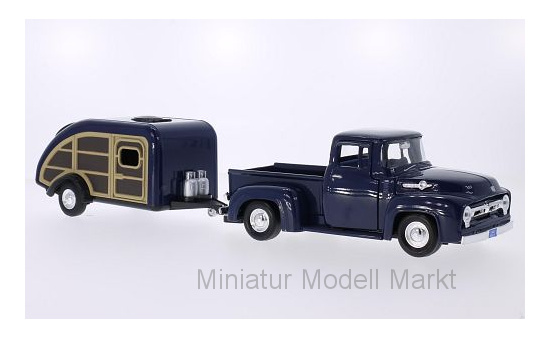 Motormax MOM75200BLUE Ford F-100 - dunkelblau - Vorbestellung 1:24