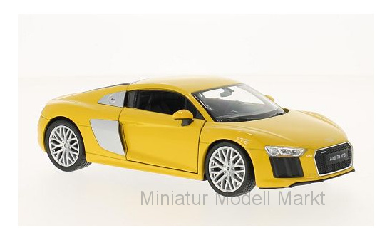 Welly WEL24065YELLOW Audi R8 V10 - gelb - Vorbestellung 1:24