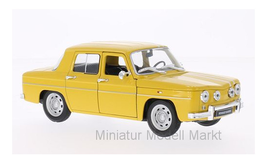 Welly WEL24015YELLOW Renault R8 Gordini - gelb , weiss - Vorbestellung 1:24