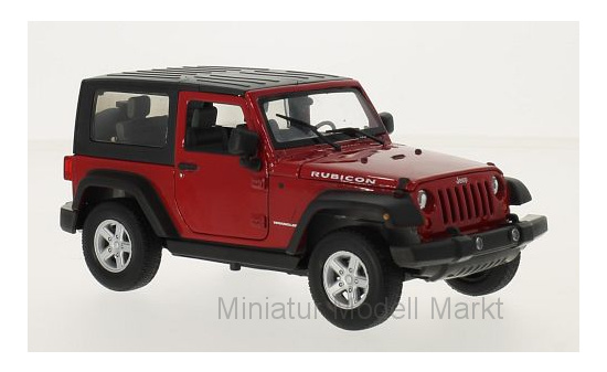 Welly WEL22489H-RED Jeep Wrangler - rot 1:24