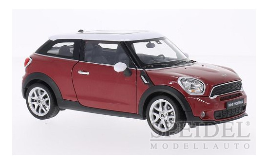 Welly WEL24050MET.-RED Mini Cooper S Paceman - rot (Metallic) , weiss - Vorbestellung 1:24