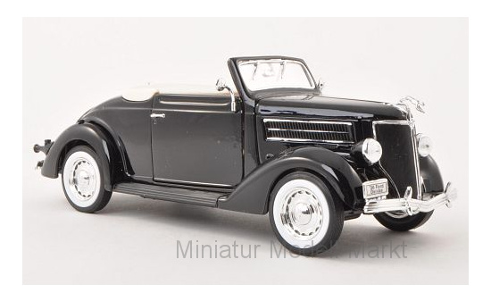 Welly WEL22422BLACK Ford De Luxe Cabriolet - schwarz - Vorbestellung 1:24