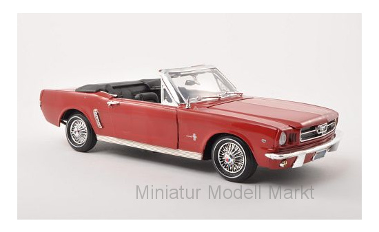 Motormax MOM73145TC-RED Ford Mustang Convertible - rot - Vorbestellung 1:18