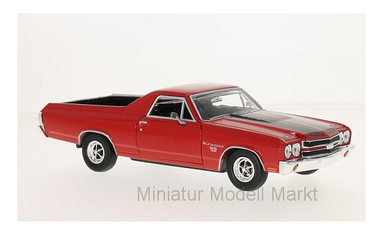 Motormax MOM79347AC-RED Chevrolet El Camino - rot , schwarz - Vorbestellung 1:24