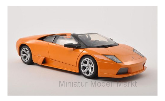 Motormax MOM73169MET.-ORANGE Lamborghini Murcielago Roadster - orange (Metallic) - Vorbestellung 1:18