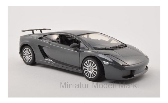 Motormax MOM73346MET.-BLACK Lamborghini Gallardo Superleggera - schwarz (Metallic) , schwarz - Vorbestellung 1:24