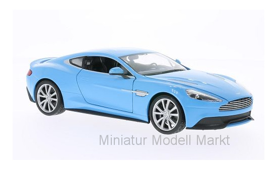 Welly WEL24046BLUE Aston Martin Vanquish - hellblau - Vorbestellung 1:24