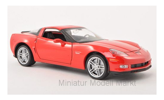 Welly WEL22504RED Chevrolet Corvette Z06 - rot - Vorbestellung 1:24