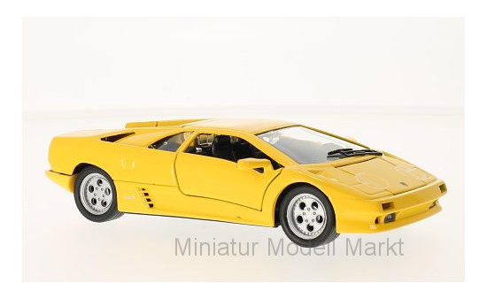 Welly WEL29374YELLOW Lamborghini Diablo - gelb - Vorbestellung 1:24