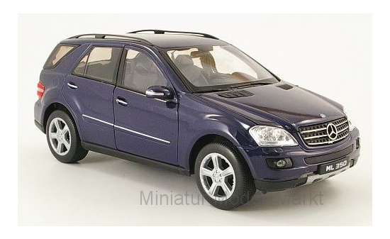 Welly WEL22480BLUE Mercedes ML 350 (W164) - dunkelblau - Vorbestellung 1:24