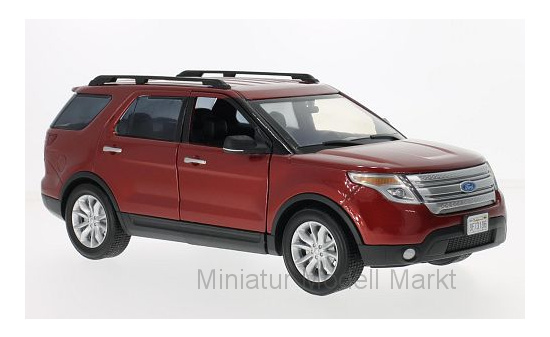 Motormax MOM73186RED Ford Explorer XLT - dunkelrot - Vorbestellung 1:18