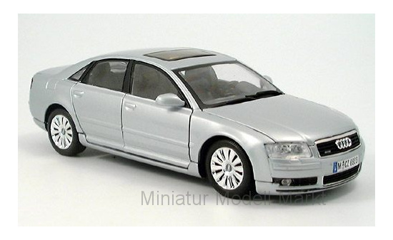 Motormax MOM73149SILVER Audi A8 - silber - Vorbestellung 1:18