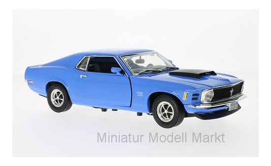 Motormax MOM73154BLUE Ford Mustang Boss 429 - blau 1:18