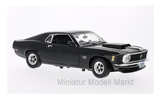 Motormax MOM73154BLACK Ford Mustang Boss 429 - schwarz - Vorbestellung 1:18