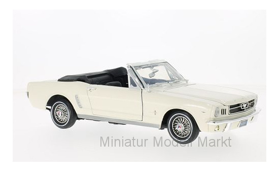 Motormax MOM73145WHITE Ford Mustang Convertible - weiss - Vorbestellung 1:18