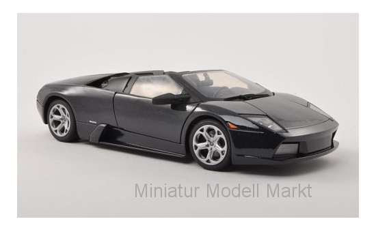 Motormax MOM73169BLACK Lamborghini Murcielago - schwarz (Metallic) - Vorbestellung 1:18