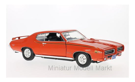 Motormax MOM73133RED Pontiac GTO Judge - dunkelorange - Vorbestellung 1:18