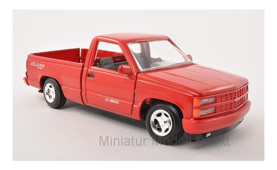 Motormax MOM73203RED Chevrolet 1500 Pick Up 454 SS - rot 1:24