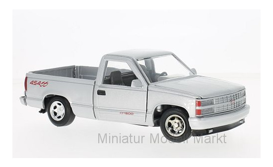 Motormax MOM73203SILVER Chevrolet 1500 Pick Up 454 SS - silber - Vorbestellung 1:24