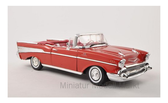 Motormax MOM73175RED Chevrolet Bel Air Convertible - rot - Vorbestellung 1:18