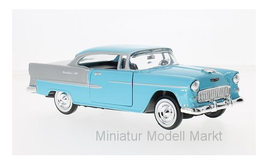 Motormax MOM73229BLUE Chevrolet Bel Air - hellblau , silber - Vorbestellung 1:24