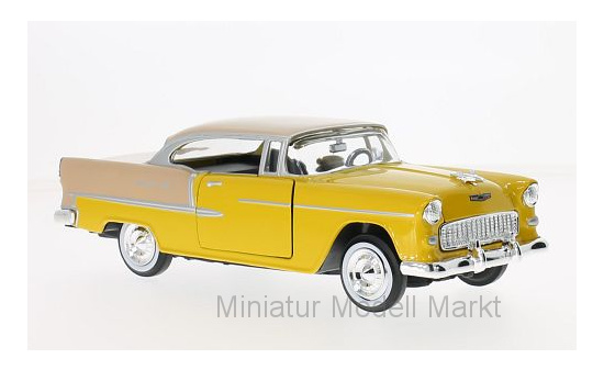 Motormax MOM73229YELLOW Chevrolet Bel Air - dunkelgelb , hellbraun - Vorbestellung 1:24